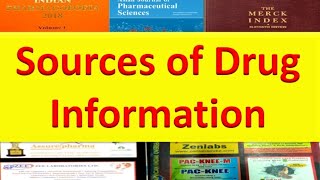 Sources of Drug InformationDPharma BPharma GPAT Pharmacist RRB ZPPharmaceuticsHCP [upl. by Nnagem425]