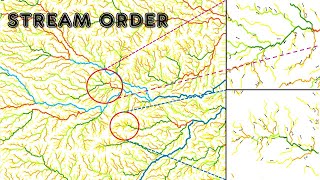 Stream Order using ArcGIS  Strahler Method  2019 [upl. by Ermin]