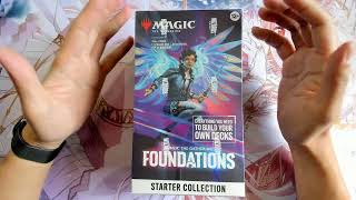 Askrias Unboxes Magic the Gathering Foundations Starter Collection [upl. by Ecart]