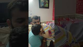 Vanya nai kra makeup ❤️❣️ youtubeshorts cutebaby fatherdaughter comedyvideos youtube cute [upl. by Margreta]