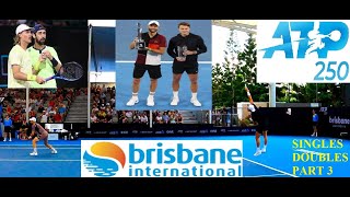 Big Day of Watching Tennis Pros at Brisbane International [upl. by Aihsenot]