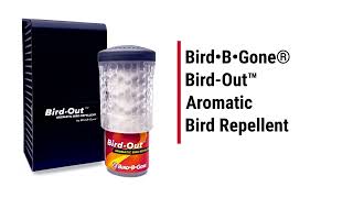 BirdOut Aromatic Bird Repellent  15 Second Commercial  Bird B Gone [upl. by Nai184]