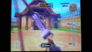 Legend of Zelda Skyward Sword HOW TO Fledges Pumpkin Pull Minigame Piece of Heart [upl. by Jopa971]