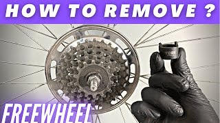 How to Remove Vintage FREEWHEEL  Correctly Unassembly [upl. by Bever374]