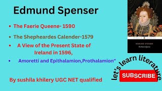 Edmund Spenser The Shepheardes Calender Amoretti and Epithalamion Prothalamion The Faerie Queene [upl. by Holsworth]