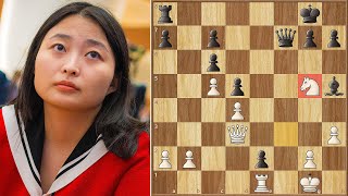 WoMeN bAd At ChEsS  Ju Wenjun vs Alireza Firouzja  Tata Steel 2024 [upl. by Aniteb]