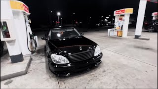 W211 E55 AMG vs W220 S55 AMG  Drifting  Racing [upl. by Huesman]