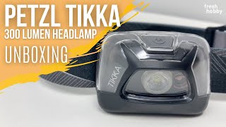 Petzl Tikka Headlamp 300 Lumens Unboxing [upl. by Ahsait]