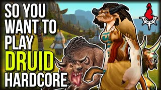 How GOOD Is DRUID In HARDCORE Classic WoW  Tips amp Tricks  Classic WoW [upl. by Kaz]