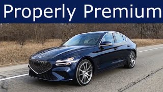 2022 Genesis G70 33T AWD Review Exquisite and Economical [upl. by Yro]