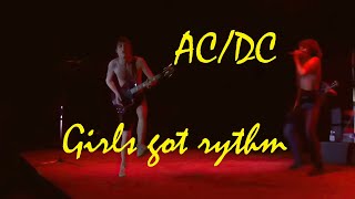 ACDC  Girls got rythm 1979 Live HD HQ 4K upscaled [upl. by Tireb]