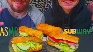 ASMR Subway Lunch [upl. by Ahsinac775]