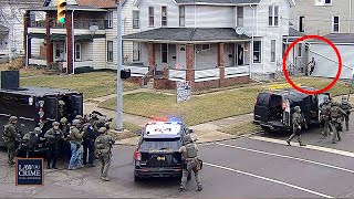 Murder Suspect Flees Heavily Armed SWAT Team in Daring Escape Attempt [upl. by Noiztneb]