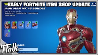 NEW IRON MAN SKIN IN FORTNITE EARLY Fortnite Item Shop Fortnite Chapter 5 [upl. by Karie450]