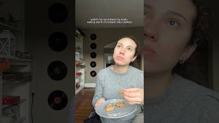 🍪these chocolate chip cookies actually healed me 😶🫶🏻 chocolatechipcookies mukbang warmcookies [upl. by Anhavas]