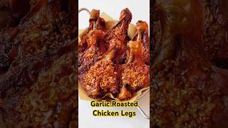 🔥🧄Garlic Roasted Chicken Legs roastedchicken recipe food shorts mukbang [upl. by Herrah]