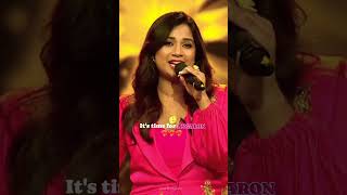 Shreya ghoshal singing quotAngaroquot song live shreyaghoshal superdancer4 cute [upl. by Guglielma756]