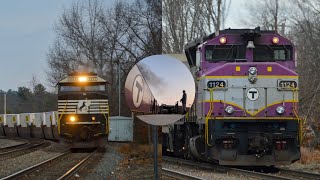 Trains on Pan Am Railways District 3 and in the Worcester Area [upl. by Yelsnik]