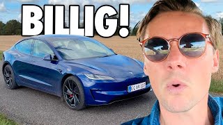 Imponerende og billig men ALT for selvsikker – Tesla Model 3 PERFORMANCE 2024 [upl. by Anipsed]