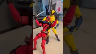 Deadpool and Action Figures actionfigures marvel short deadpool toys spiderman [upl. by Lenard]