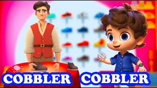 Cobbler Cobbler  Kids amp Nursery Rhymes  Sing along Song  Animated [upl. by Ayala]