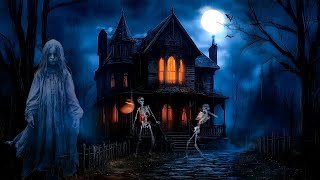 Haunted House Halloween Ambience 🎃 Spooky Halloween Background Music  Halloween Horror Nights 2024 [upl. by Teevens]