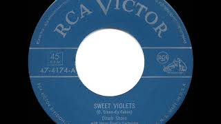 1951 HITS ARCHIVE Sweet Violets  Dinah Shore [upl. by Nnylacissej825]