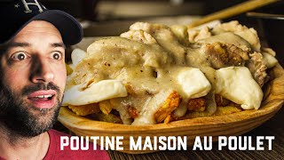 POUTINE au poulet 🍗 Recette de VRAIE poutine maison québécoise ⚜️ [upl. by Asenad142]