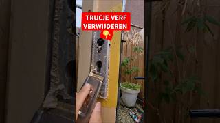 Trucje verf verwijderen [upl. by Akierdna]