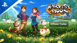 Harvest Moon The Winds of Anthos  Official Trailer  PS5 amp PS4 Games [upl. by Haissem]