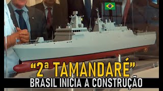 BRASIL inicia construção da FRAGATA JERÔNIMO de ALBUQUERQUE [upl. by Viviyan270]