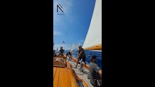 Classic sailboat regatta [upl. by Ardnu]