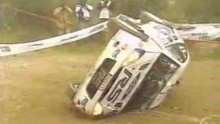 WRC rally crash [upl. by Asum]