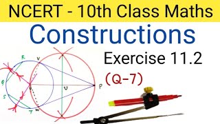 Ch11Ex112 Q7 10th Class Maths Constructions NCERT  CBSE 10th Class maths Ex 112 Q7 [upl. by Felicie]