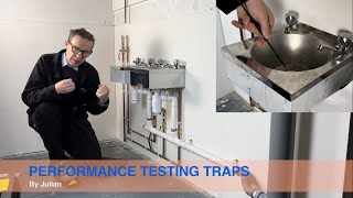 Performance Testing Above Ground Drainage  Traps [upl. by Aicertap]