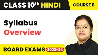 Class 10 Hindi Syllabus 202223 Course B  CBSE Class 10 Hindi Syllabus Overview [upl. by Alver]