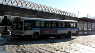 Montreal STM Nova Bus Classic 15026 At Angrignon Metro Station [upl. by Eilsel]