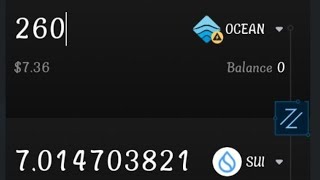 How To Swap Ocean Token To SUI Token  How To Start Ocean Mining  Sui Deposit  INSTANT PAYMENT [upl. by Viviana]