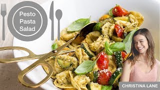 Tortellini Pesto Pasta Salad  Dinner For Two  Ep 1 [upl. by Nylime23]