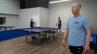 OWTTA Team Doubles 1  Div A RR  Henry Li 1011 vs Bing Chen 991  31 [upl. by Alahcim]