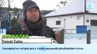 Zastupitel města se ptá kolik vyděláva Veolie na vodě a Veolia mu zasílá předžalobní výzvu [upl. by Martie]