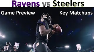 RAVENS VS STEELERS PREVIEW  Battle for the AFC North [upl. by Des]