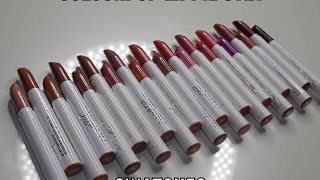 Colourpop lippie stix swatches [upl. by Fanchie]