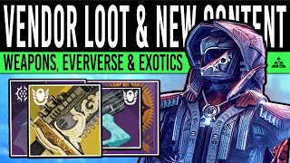 Destiny 2 VENDOR REFRESH amp GOD ROLL FUSION Weapons Eververse ADA1 Quests Exotics 14th March [upl. by Oilenroc]