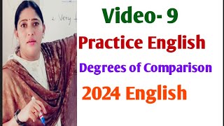 Practice English Video 9 Degrees of Comparison [upl. by Bathsheeb]