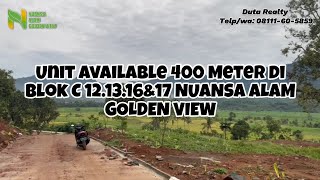 Unit Available 400 Meter Di Blok C 121316amp17 NUANSA ALAM GOLDEN VIEW [upl. by Aihsenal958]