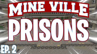 Playing Mineville Prison on Minecraft Xbox One  EP 2  Grade C MineMinecraft Bedrock [upl. by Rahsab78]