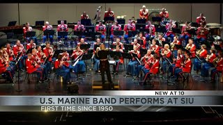 “The President’s Own” US Marine Band performs at SIU [upl. by Carder]