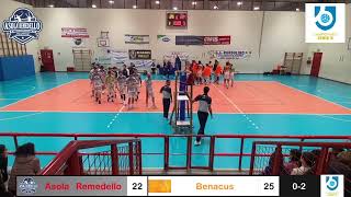 VVOLLEY BENACUS vs ASOLAREMEDELLO [upl. by Ryon778]