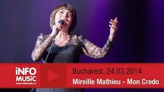 Mireille Mathieu  Mon Credo LIVE 2014 [upl. by Airreis]